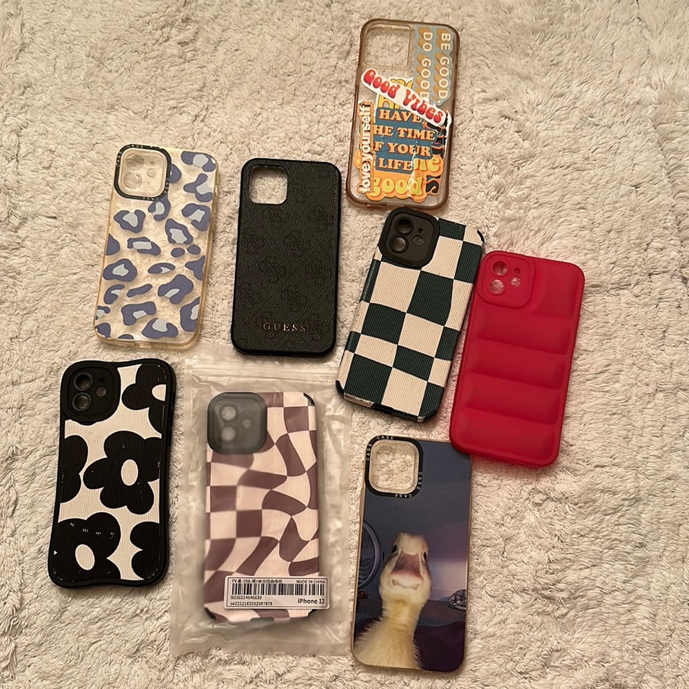 Bundle of iPhone 12 phone cases